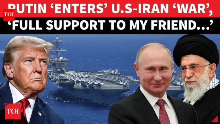 Putin Pledges Full Support for Iran Amid US Mideast Tensions Putin Pledges Full Support for Iran Amid US Mideast Tensions