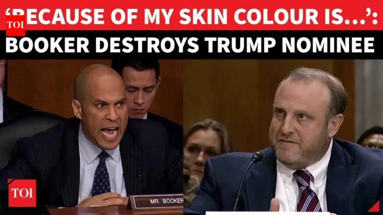 Cory Booker Challenges Trump Nominee on Racist Remarks in Senate Clash Cory Booker Challenges Trump Nominee on Racist Remarks in Senate Clash