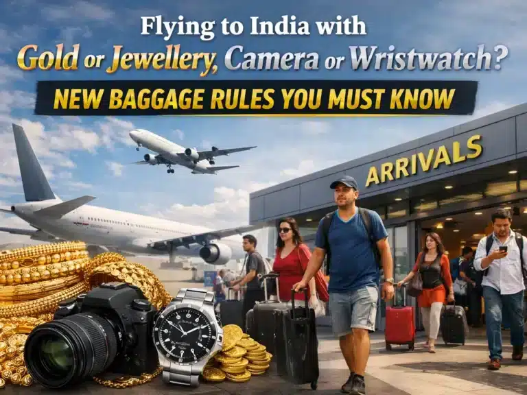 India’s New Baggage Rules: Gold, Jewelry, Camera Limits Guide