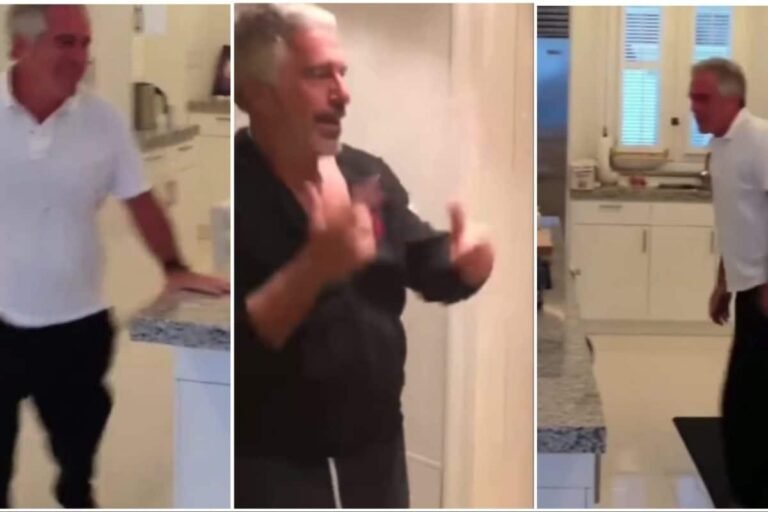 Viral Videos Show Jeffrey Epstein Chasing Women in Kitchen