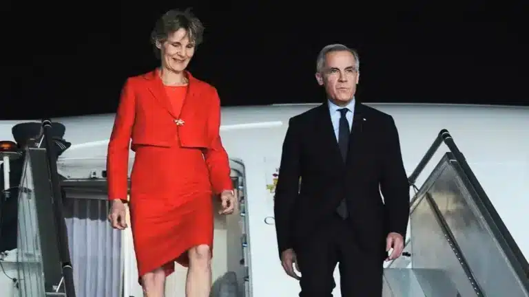 Canadian PM Mark Carney Arrives in Delhi for Modi Talks Canadian PM Mark Carney Arrives in Delhi for Modi Talks