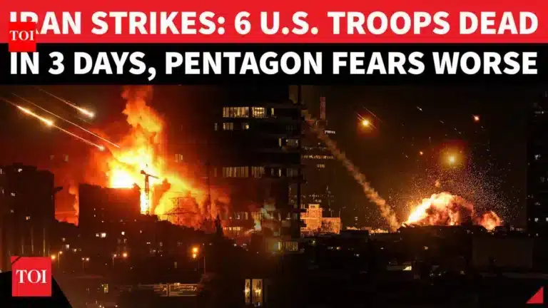 US Death Toll Hits 6 in Iran War After Kuwait Base Strike