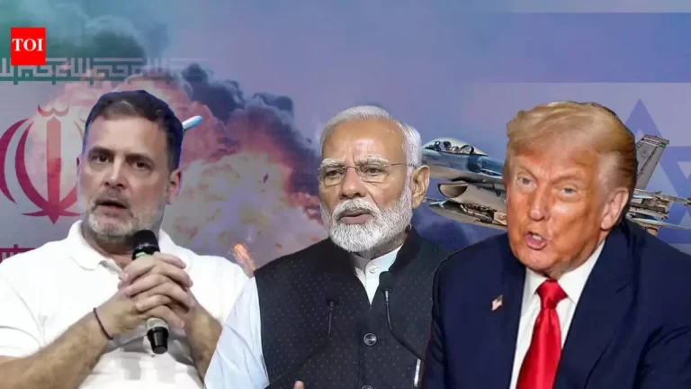 Rahul Gandhi: US, Russia, China Fuel Iran-Israel Conflict, India Faces Risks