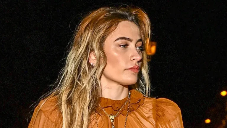 Paris Jackson Stuns in Boho Sheer Dress at Paris Fashion Week