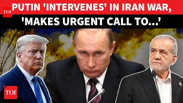 Putin Urges Ceasefire in Call with Iranian President Amid Khamenei Assassination