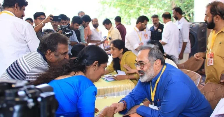 BJP Mega Adalat in Kerala CM Vijayan’s Dharmadam Draws 3,000 Petitions