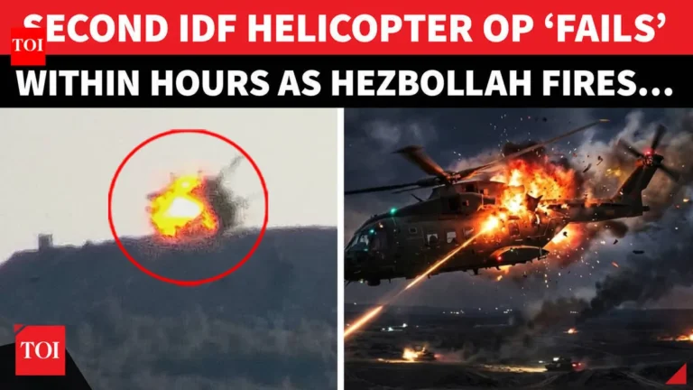 Hezbollah Repels Israeli Helicopter Incursion in Eastern Lebanon Clash