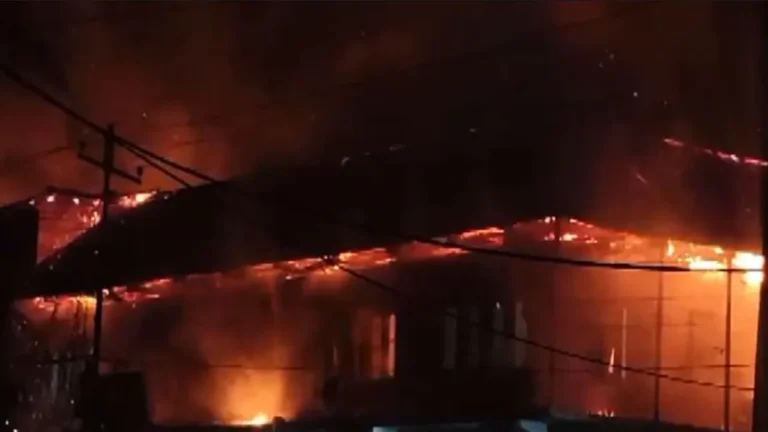 Hyderabad Fire Guts Furniture Shop in Hayathnagar, No Injuries